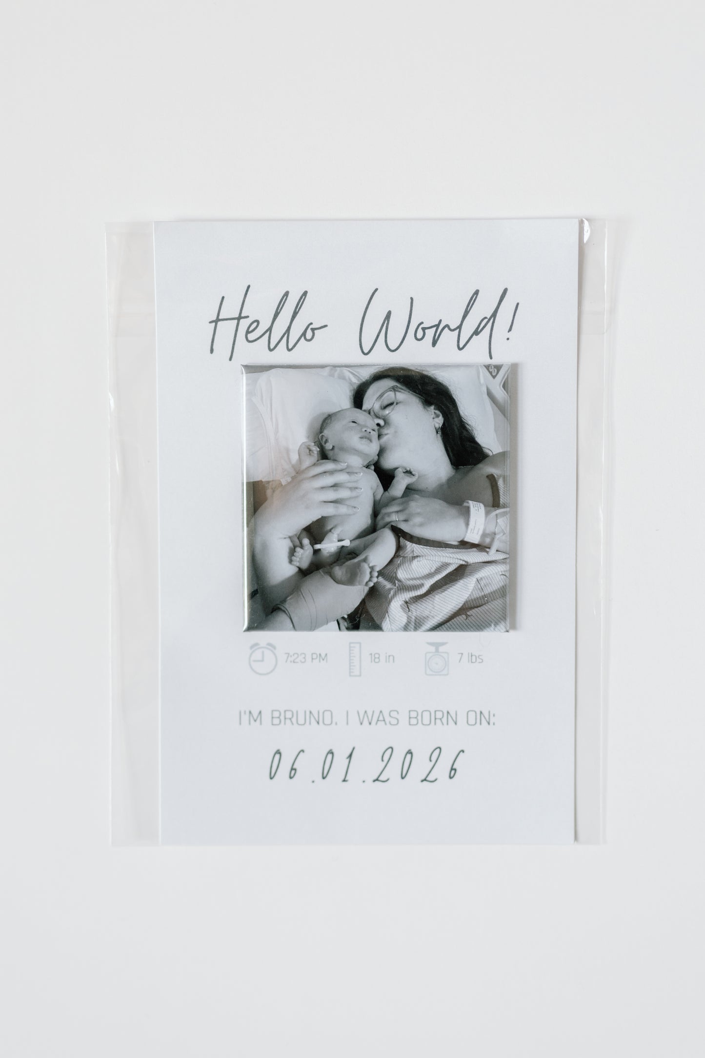 Birth Announcement Keepr + Card Set
