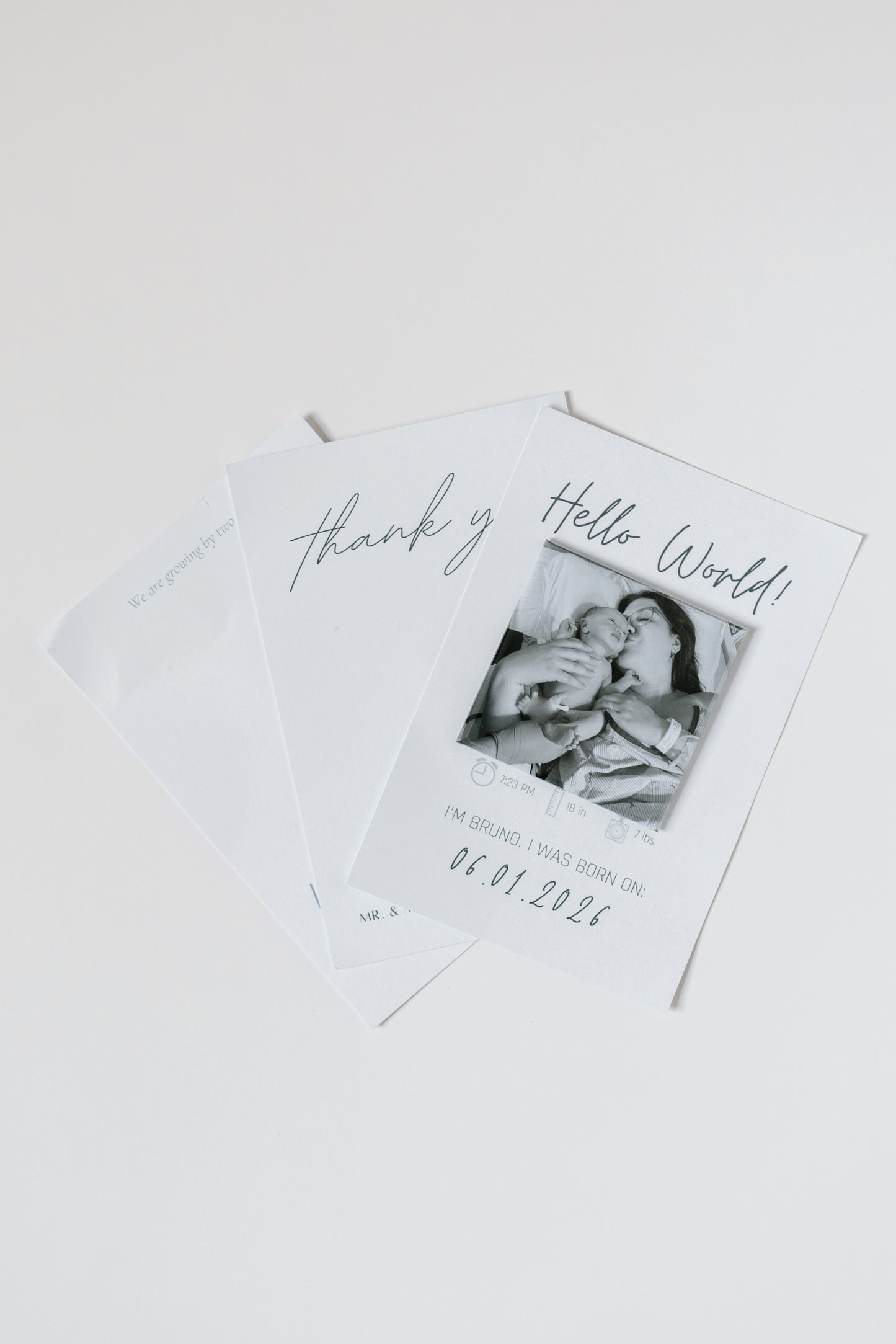 Birth Announcement Keepr + Card Set