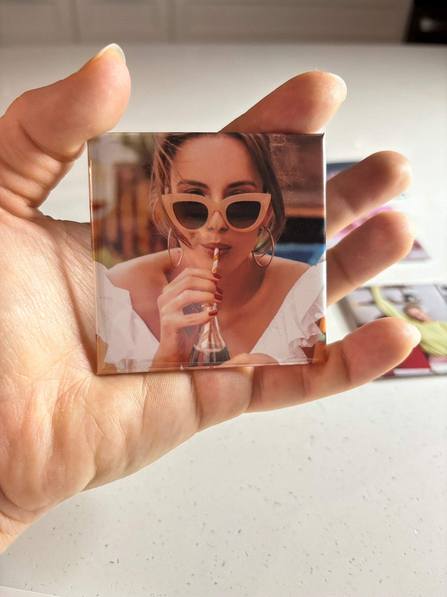 Custom 2.5x2.5" Square Photo Magnet